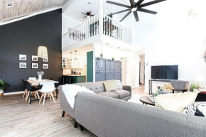 Scandi Chic-mins to KSU, Sleeps 5, wKing, pet friendly